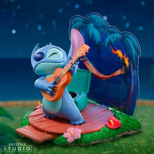 Figurine Stitch Guitare - Disney