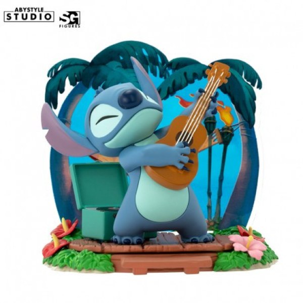 Figurine Stitch Guitare - Disney