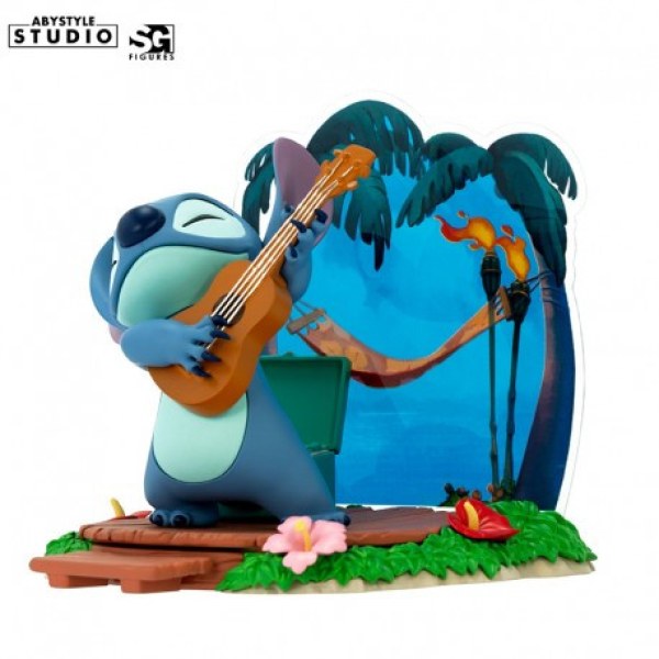 Figurine Stitch Guitare - Disney
