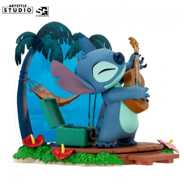 Figurine Stitch Guitare - Disney