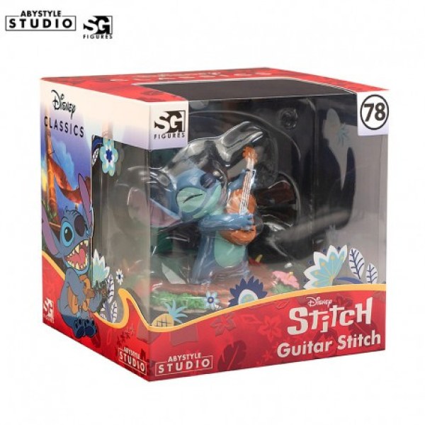 Figurine Stitch Guitare - Disney