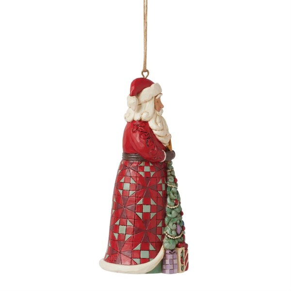 Suspension Père Noël Sapin de Noël - JIM SHORE HEARTWOOD CREEK