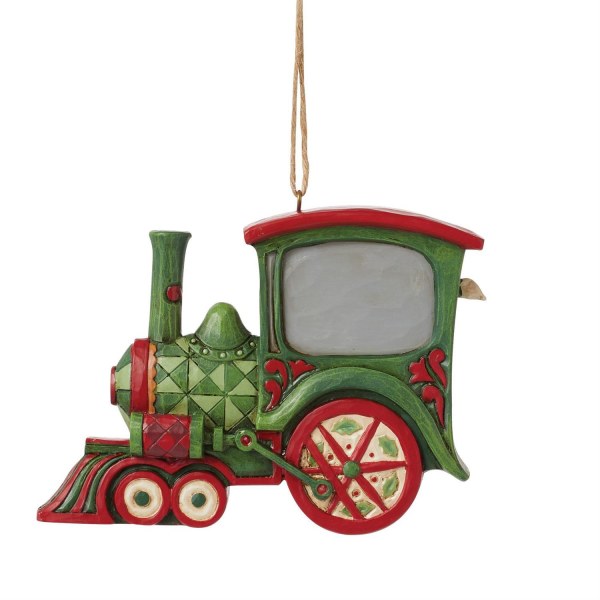 Suspension Père Noël Train - JIM SHORE HEARTWOOD CREEK