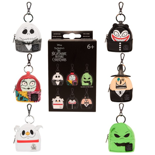 Porte-clés mini sac à dos mystère cosplay L'étrange Noël de Monsieur Jack - Disney Loungefly