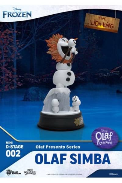 Olaf en Simba - La Reine Des Neiges - Disney Mini D-Stage