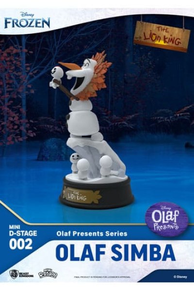 Olaf en Simba - La Reine Des Neiges - Disney Mini D-Stage
