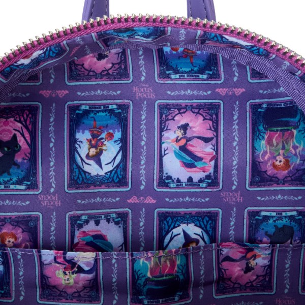 Mini sac à dos irisé Binx cartes de tarot Hocus Pocus - DISNEY LOUNGEFLY