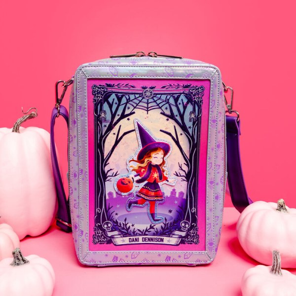 Sac à bandoulière irisé carte de tarot Hocus Pocus - DISNEY LOUNGEFLY