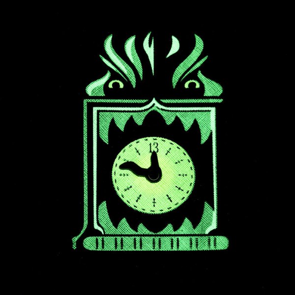 Grand porte-cartes horloge phosphorescente Bienvenue mortels fous le Manoir Hanté   - DISNEY LOUNGEFLY