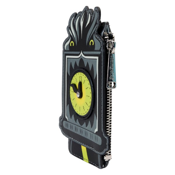Grand porte-cartes horloge phosphorescente Bienvenue mortels fous le Manoir Hanté   - DISNEY LOUNGEFLY