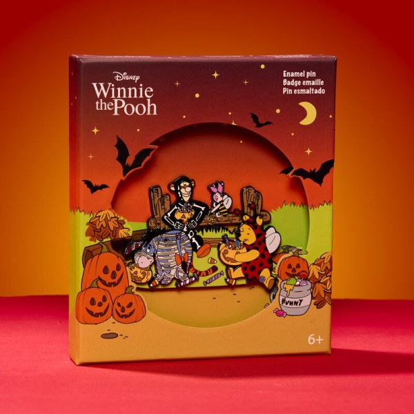 Pin coffret collector Winnie l'Ourson et ses amis, un bonbon ou un sort - DISNEY LOUNGEFLY