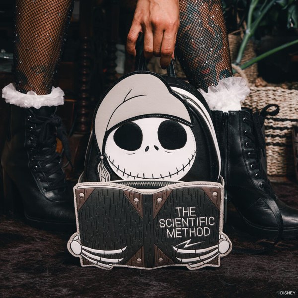 Mini sac à dos phosphorescent Jack cosplay l'heure du coucher avec méthode scientifique - DISNEY LOUNGEFLY