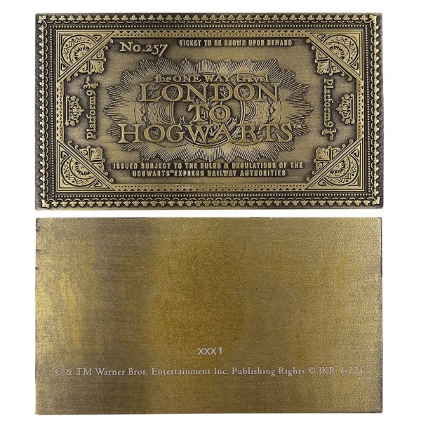 Billet de train Poudlard en édition limitée - Harry Potter