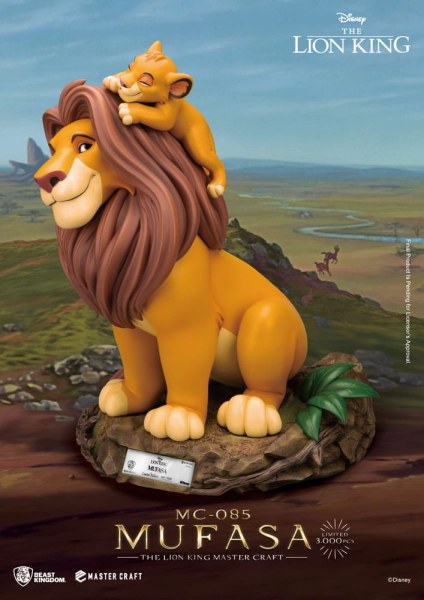 Mufasa Le Roi Lion - Disney Mastercraft
