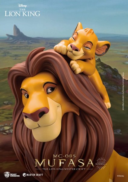 Mufasa Le Roi Lion - Disney Mastercraft