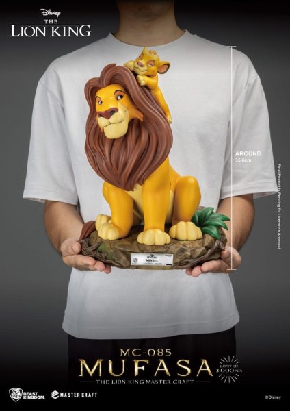 Mufasa Le Roi Lion - Disney Mastercraft