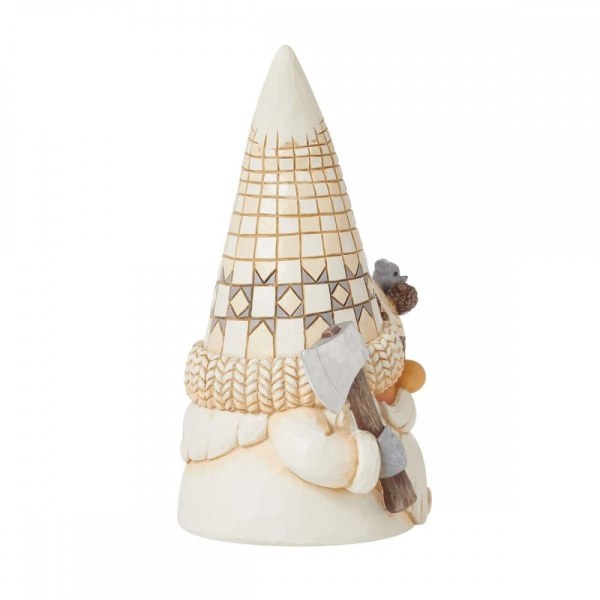 Figurine gnome bûcheron White Woodland - JIM SHORE HEARTWOOD CREEK