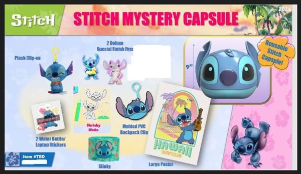 Coffret cadeau capsule mystère géante Stitch - Disney Lilo & Stitch