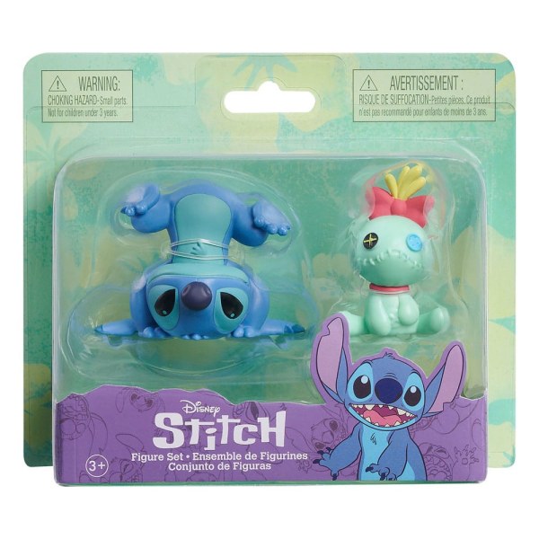 Pack 2 figurines Scrump & Stitch à l'envers - Disney Lilo & Stitch