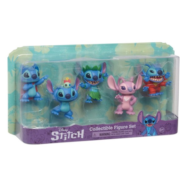 Pack 5 figurines Stitch - Disney Lilo & Stitch