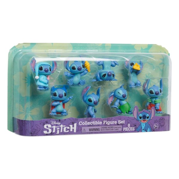 Pack 8 figurines Stitch - Disney Lilo & Stitch
