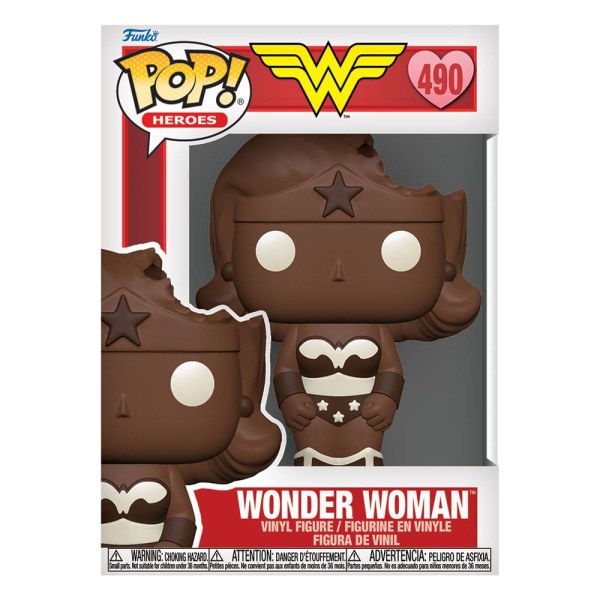 Funko Pop! 490 Wonder Woman Saint-Valentin (Val Choc) - DC Comics