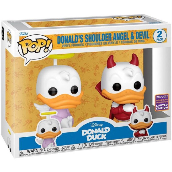 FUNKO POP! Donald Ange & Demon exclu - Disney Donald