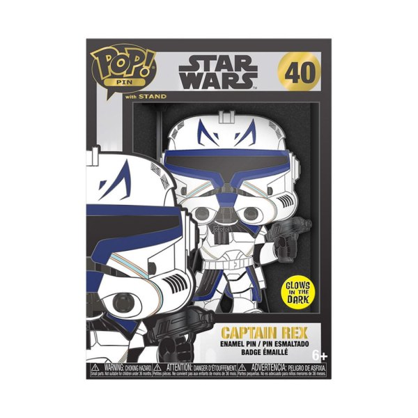 POP! Pin's Capitaine Rex (brille dans le noir) - Loungefly Star Wars Clone Wars