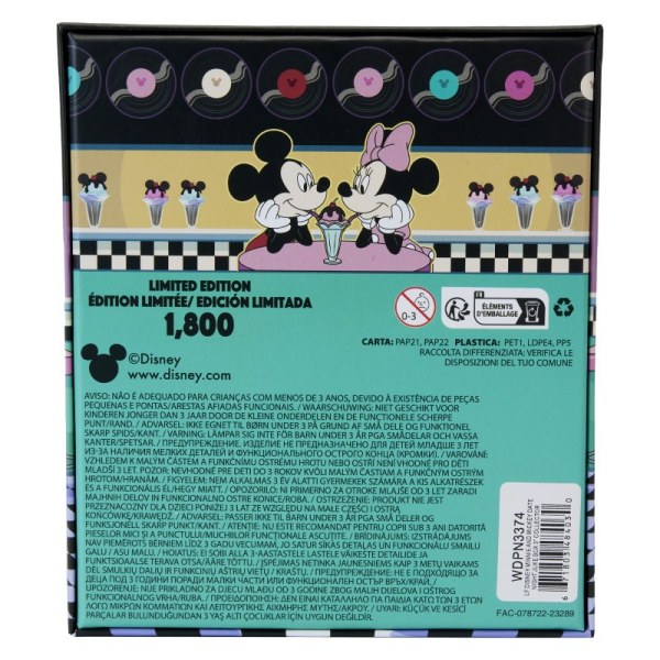 Pin's Mickey et Minnie soirée en amoureux Juke Box - Disney Mickey et Minnie