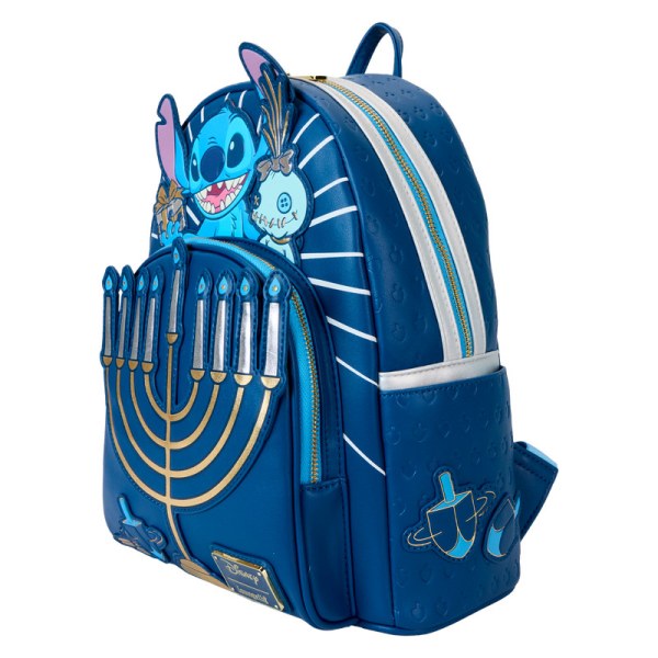 Mini sac à dos lumineux Stitch Hanukkah Menorah - DISNEY LOUNGEFLY