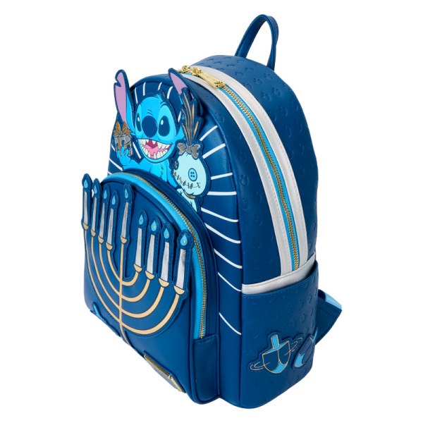 Mini sac à dos lumineux Stitch Hanukkah Menorah - DISNEY LOUNGEFLY