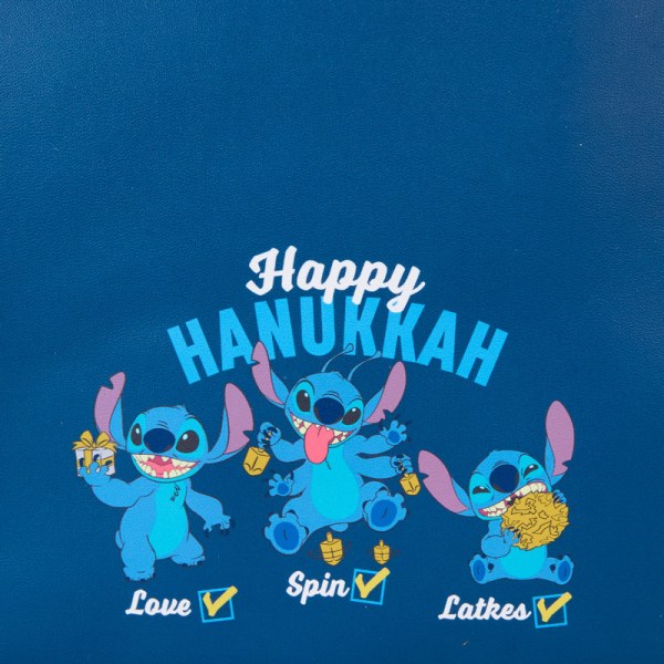 Mini sac à dos lumineux Stitch Hanukkah Menorah - DISNEY LOUNGEFLY
