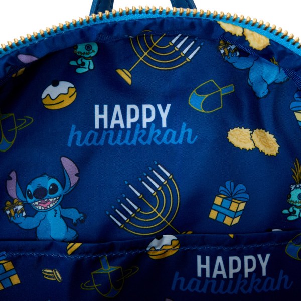 Mini sac à dos lumineux Stitch Hanukkah Menorah - DISNEY LOUNGEFLY