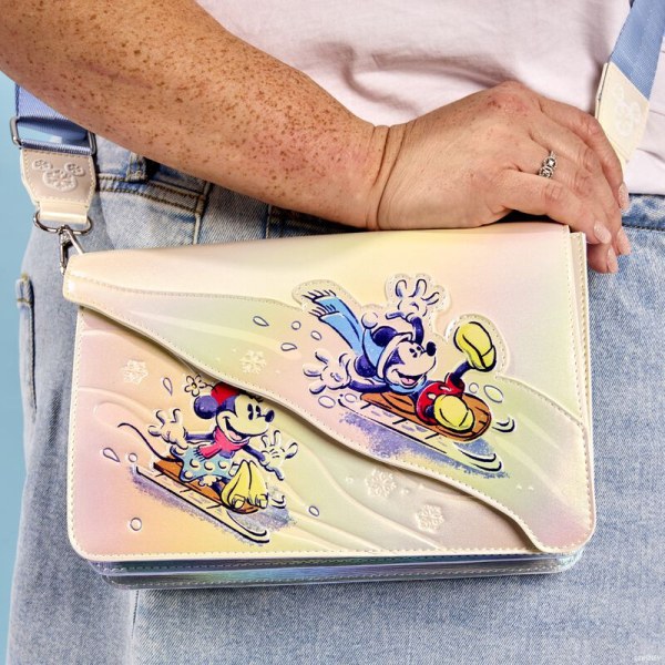 Sac à bandoulière Mickey & Friends Winter Wonderland - DISNEY LOUNGEFLY