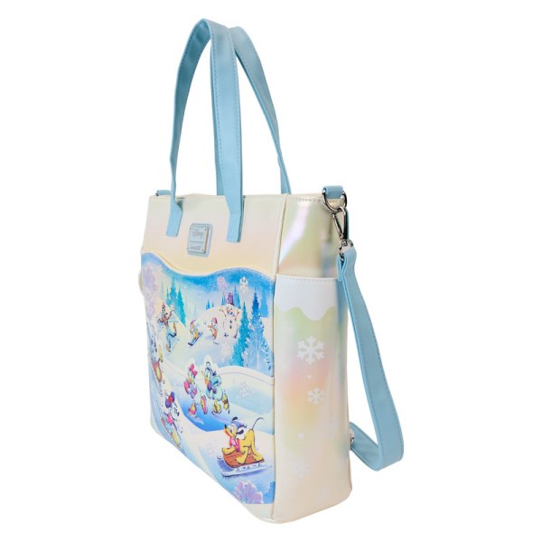 Tote bag convertible sac à dos Mickey & Friends Winter Wonderland Scene - DISNEY LOUNGEFLY