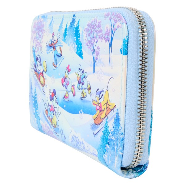 Portefeuille Mickey & Friends Winter Wonderland Scene - DISNEY LOUNGEFLY