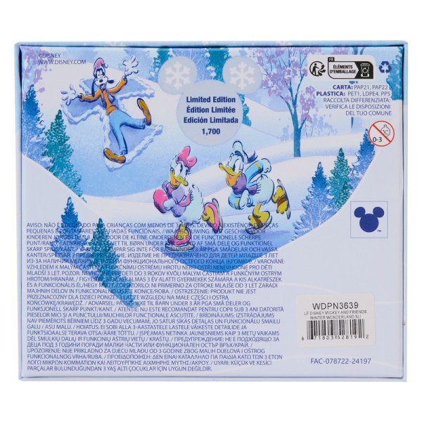 Pin coffret collector Mickey & Friends Winter Wonderland - DISNEY LOUNGEFLY