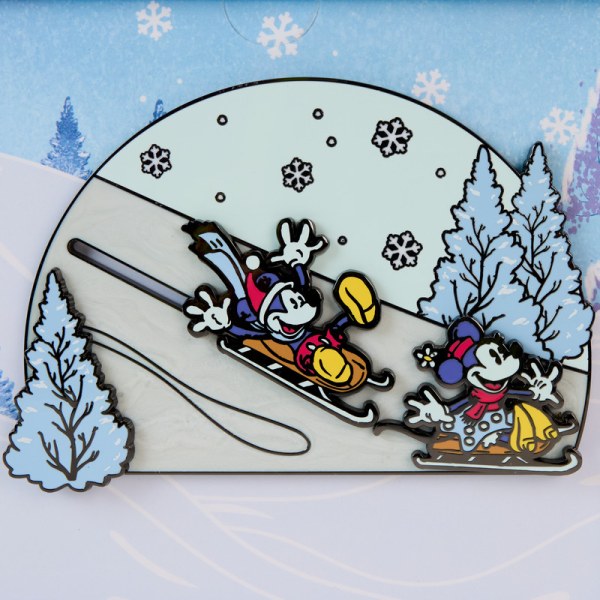 Pin coffret collector Mickey & Friends Winter Wonderland - DISNEY LOUNGEFLY
