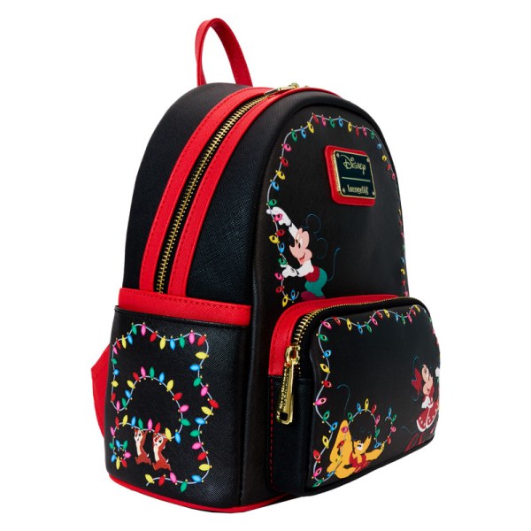 Mini sac à dos lumineux Mickey & Friends décorations lumineuses de Noël - DISNEY LOUNGEFLY