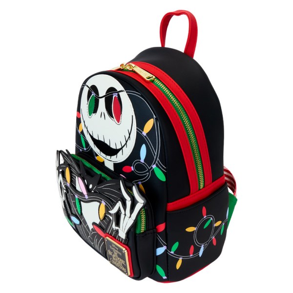 Mini sac à dos phosphorescent Jack guirlande lumineuse - DISNEY LOUNGEFLY L'étrange Noël de Monsieur Jack Jack