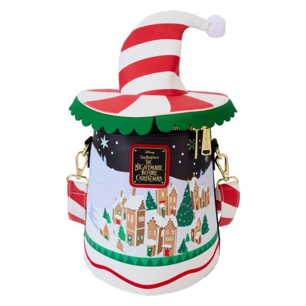 Sac à bandoulière carrousel de cannes à sucre rotatif - DISNEY LOUNGEFLY L' L'étrange Noël De Monsieur Jack