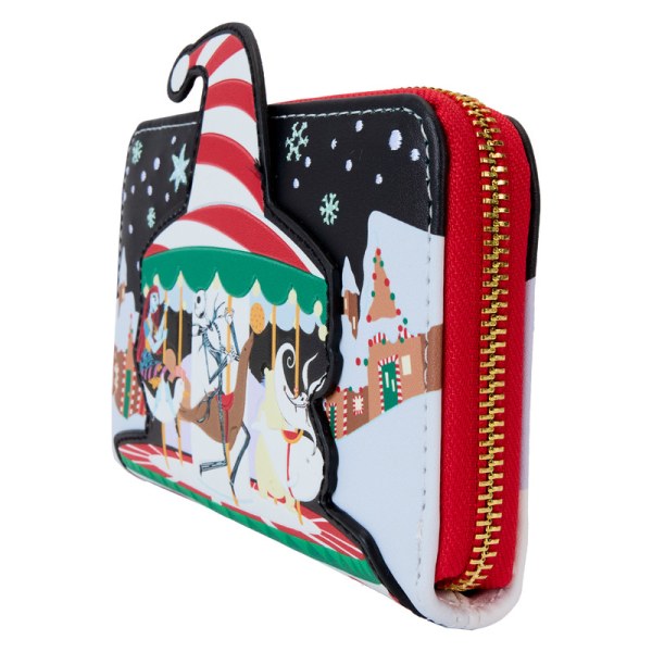 Portefeuille Carrousel de cannes à sucre - DISNEY LOUNGEFLY L'étrange Noël de Monsieur Jack