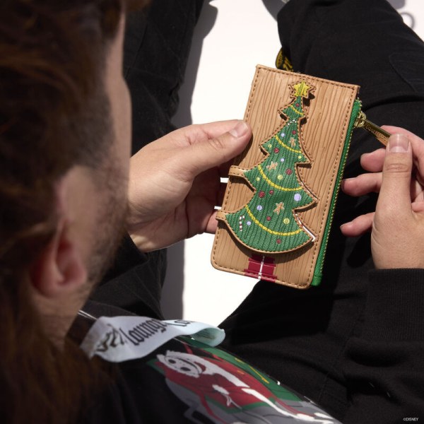 Grand porte-cartes sapin de Noël - DISNEY LOUNGEFLY L'étrange Noël de Monsieur Jack