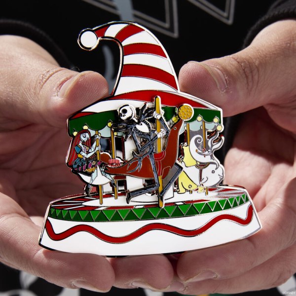 Pin coffret collector Carrousel de cannes à sucre - DISNEY LOUNGEFLY L'étrange Noël de Monsieur Jack