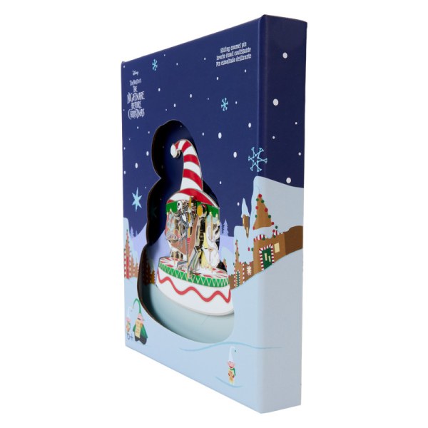 Pin coffret collector Carrousel de cannes à sucre - DISNEY LOUNGEFLY L'étrange Noël de Monsieur Jack