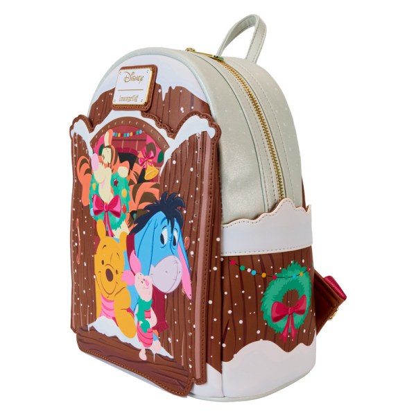 Mini sac à dos lumineux vœux de Noël - DISNEY LOUNGEFLY Winnie L'ourson et ses amis