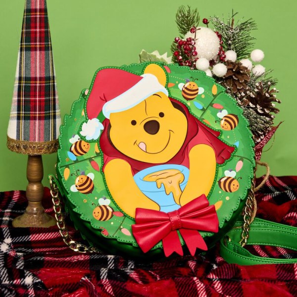 Sac à bandoulière coincé dans la lueur de la couronne - DISNEY LOUNGEFLY Winnie L'ourson