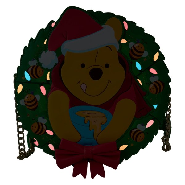 Sac à bandoulière coincé dans la lueur de la couronne - DISNEY LOUNGEFLY Winnie L'ourson