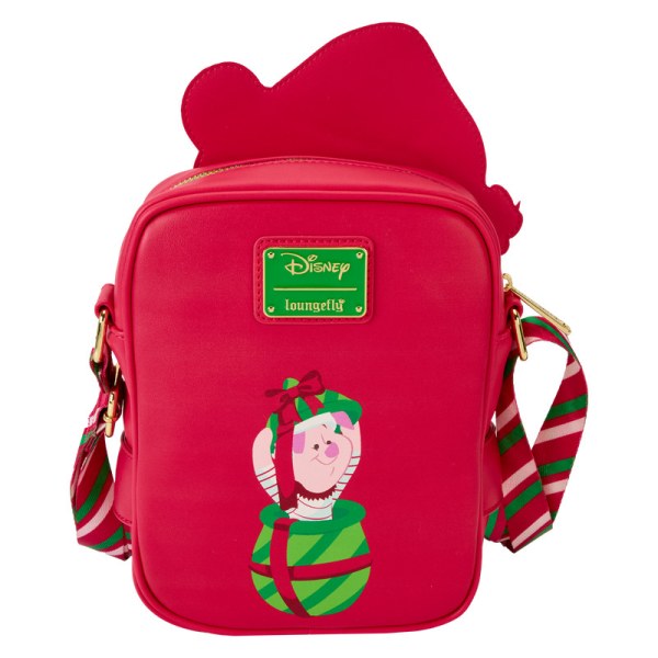 Sac à bandoulière avec porte-monnaie Winnie cosplay Père Noël et Porcinet - DISNEY LOUNGEFLY Winnie L'ourson