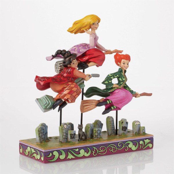 Figurine Les Sœurs Sanderson volent Hocus Pocus - DISNEY TRADITIONS